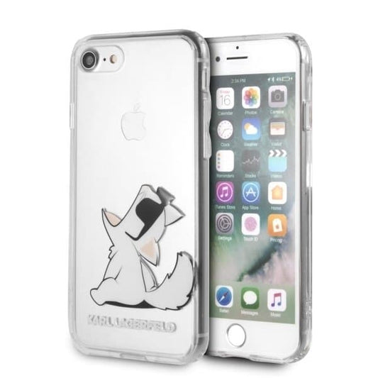 Karl Lagerfeld KLHCI8CFNRC iPhone 7/8 SE 2020 hardcase transparent Choupette Fun